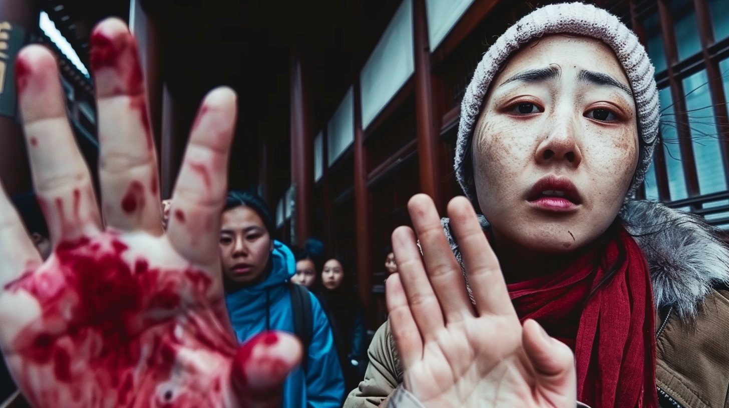 Battle Strategy #217　中国人女が深圳の日本人学校前で「侵略者」の声